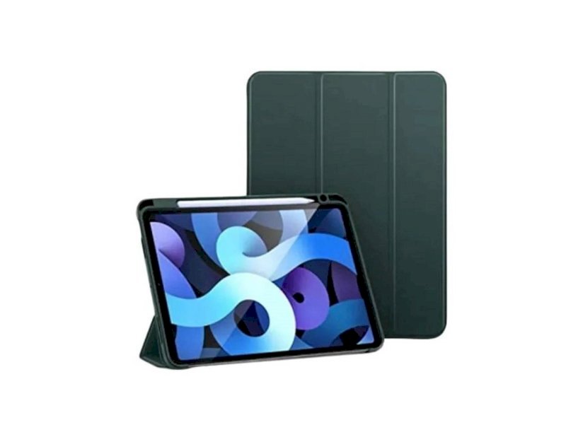 Leather Folio Case For iPad 10th Generation Green Color