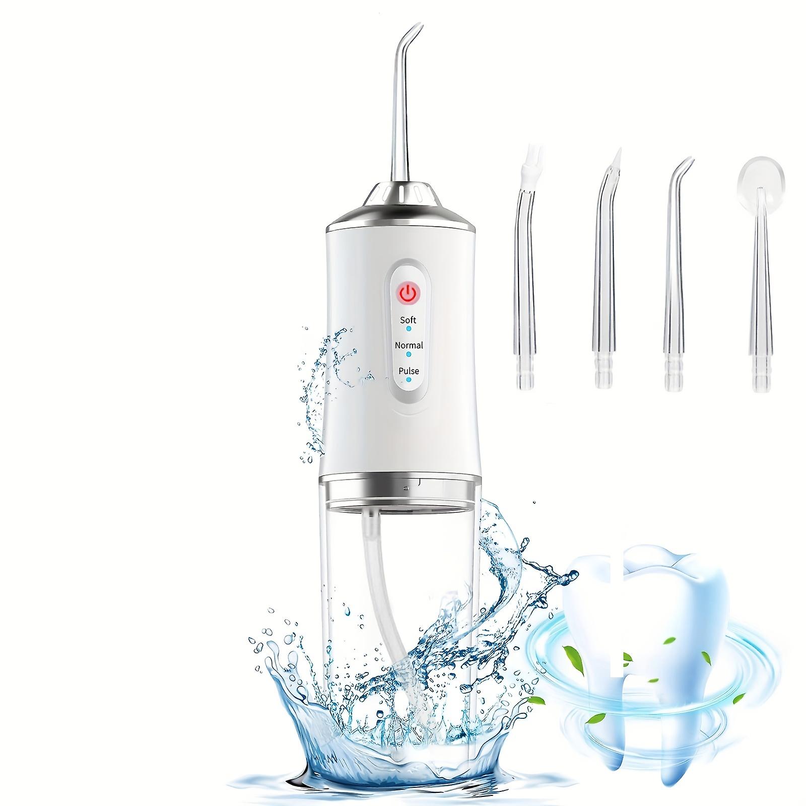 4 In 1 Water Flosser For Teeth, Cordless Water Flossers Oral Irrigator