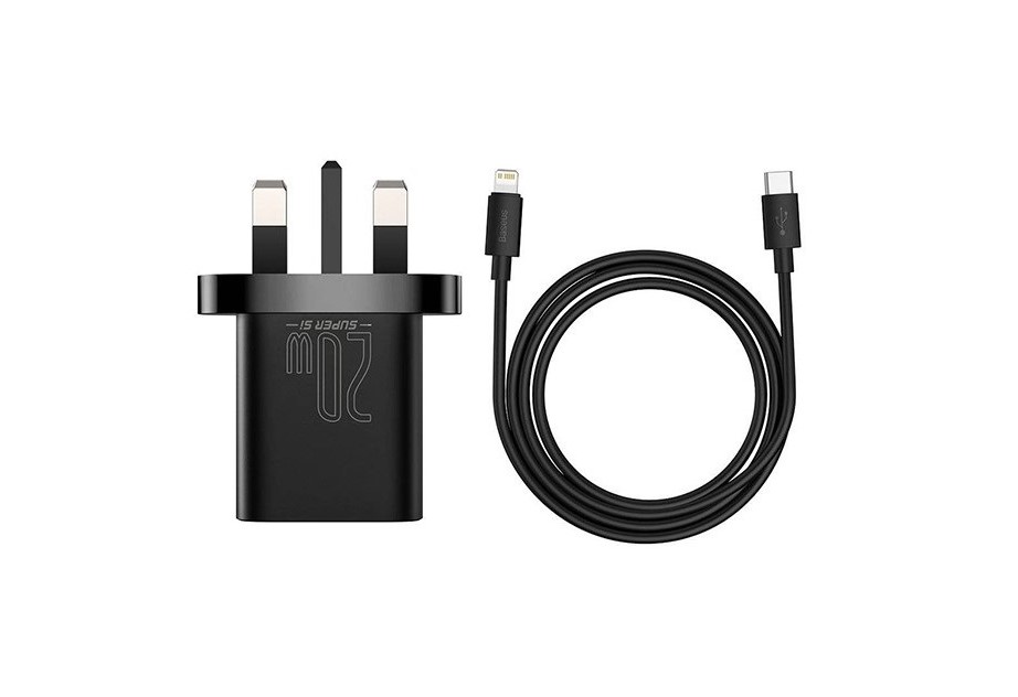 Baseus Super Si Quick charger 20w With Type-c To Lightning cable