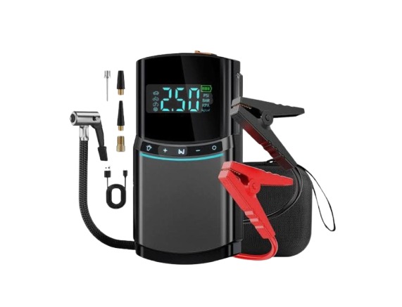 4 in 1 Car Jump Starter And Air Compressor And Power Bank