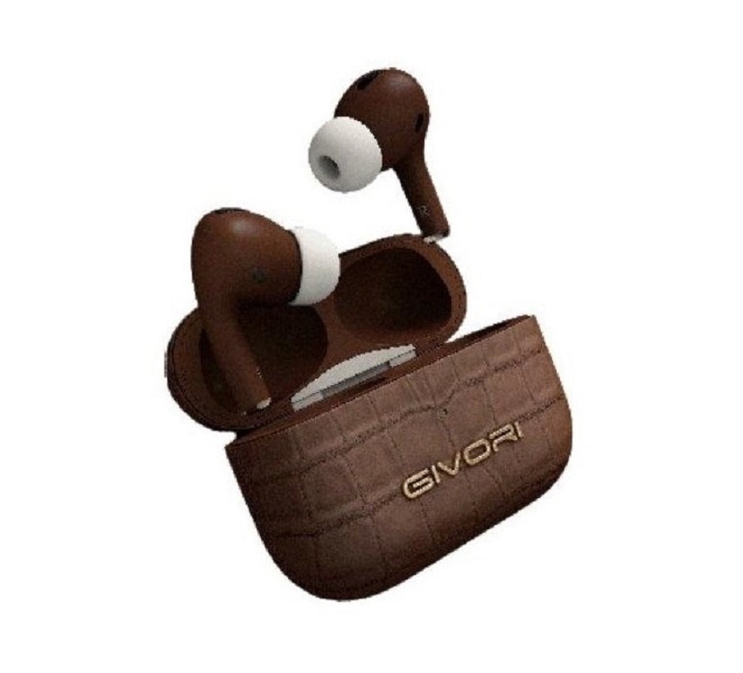 Givori Painted Apple Airpods Pro Brown