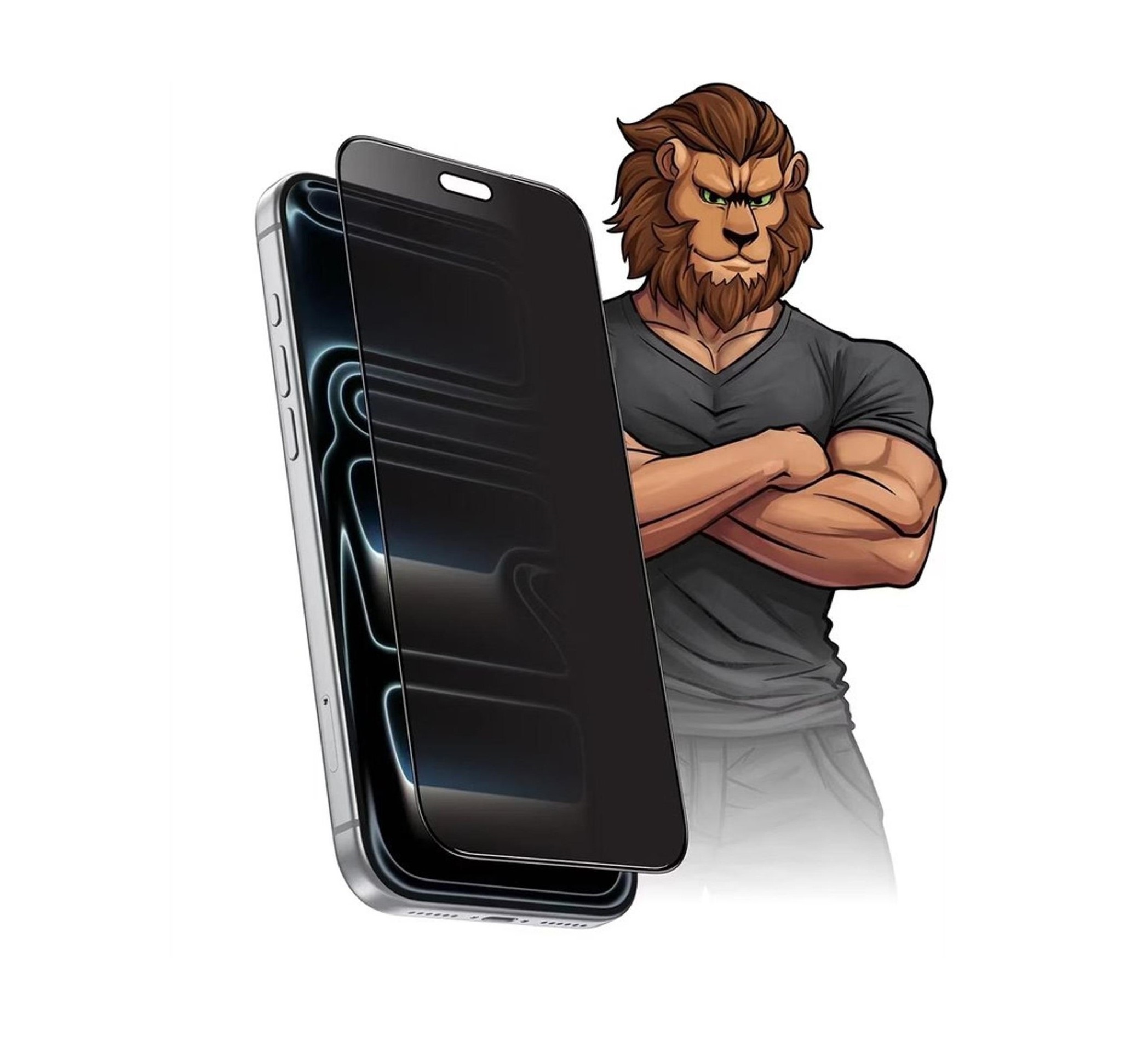 iPhone 18 Pro 9H Steve Privacy Full Glass Screen Protector